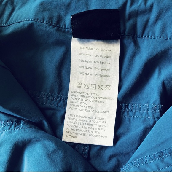 Viodia Men’s Blue Athletic Hiking Shorts Stretch Elastic Waist Zip Pocket Sz L - Picture 5 of 10